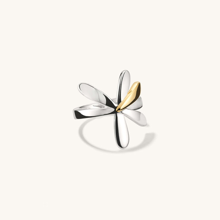 Pressed Flower Wrap Ring